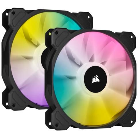 PC- Gehäuselüfter Corsair SP140 RGB ELITE Dual Fan Kit (CO-9050111-WW)  - Foto 1