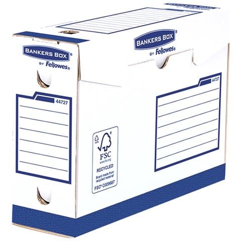 4472702 scatola per la conservazione di documenti Carta Blu, Bianco - Foto 1