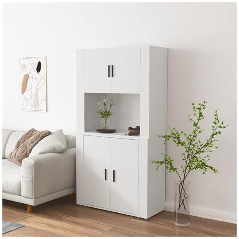 Credenza Bianca In Legno Multistrato - Foto 6