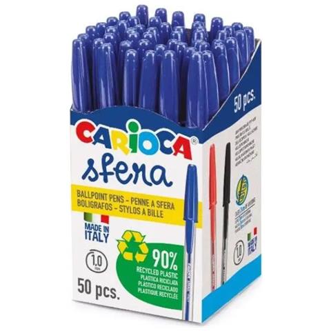Confezione 50 Penna Sfera Eco 1mm Nero - Foto 1
