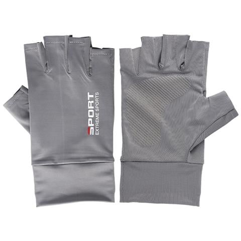 Guanti Di Protezione Solare Senza Dita, Antiscivolo, 1 Paio Grey - Foto 1