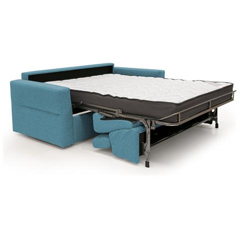 Avalon Divano Letto Alto 18 Cm. Smacchiabile T03 Azzurro - Foto 2