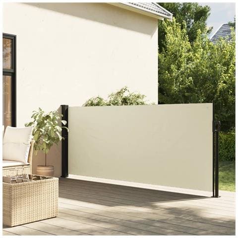 Tenda Da Sole Laterale Retrattile Crema 140x500 Cm - Foto 1