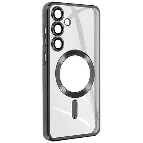 Cover Magsafe Per Samsung S23 Fe In Silicone Bordo Cromato - Foto 2