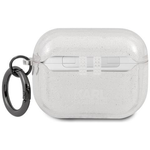 Cover Per Airpods Pro Glitter Chic In Tpu Alta Qualità, Argento - Foto 2