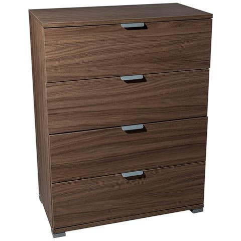 Cassettiera In Legno Nobilitato Con 4 Cassetti In Varie Tinte 60x38xh85 Cm - Foto 1