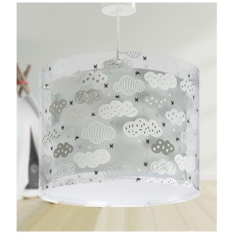 Lampada A Sospensione Per Bambini Clouds Nuvole Grigio - Foto 1