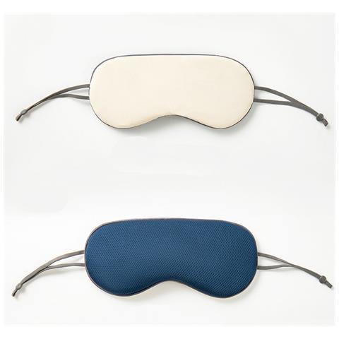 Maschera Per Dormire Rrescante Bifacciale Navy Blue - Foto 3