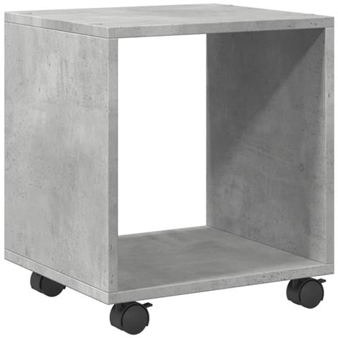 Mobiletto Con Ruote Grigio Cemento 37x33x42,5 Cm In Truciolato - Foto 2
