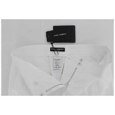 Abito Con Ritaglio Floreale Bianco Pantaloni Siciliani - It40-s - Foto 5