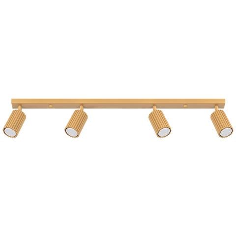 Lampada Da Soffitto Karbon 4l Oro Sl. 1565 - Minimalista Lampada Da Soffitto D'oro 16.5x81x6.5 Cm - Foto 1