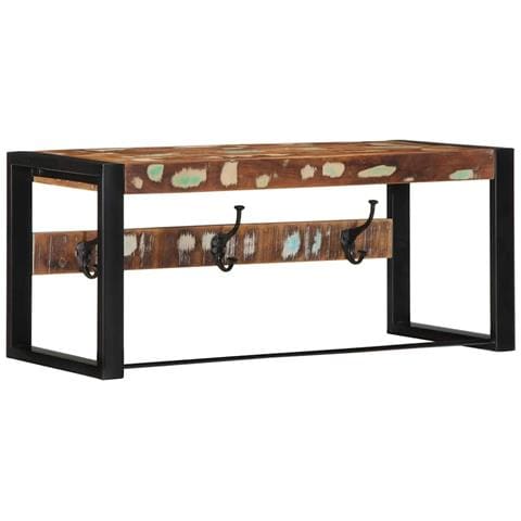 Appendiabiti Multicolore 80x35x35 Cm In Legno Massello Recupero - Foto 1