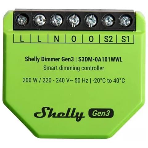 Dimmer Gen3 - Smart Dimmer AC 1ch. Wi-Fi /BT /Matter + PM - Foto 1