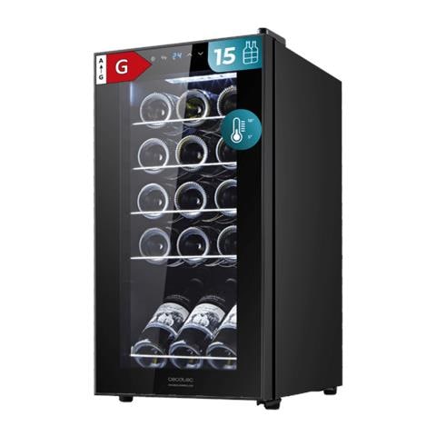 00120 cantina vino Cantinetta vino con compressore Libera installazione Nero 15 bottiglia /bottiglie - Foto 1