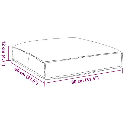 Cuscino per seduta pallet Floreale Multicolore 80 x 80 x 12 cm - Foto 6