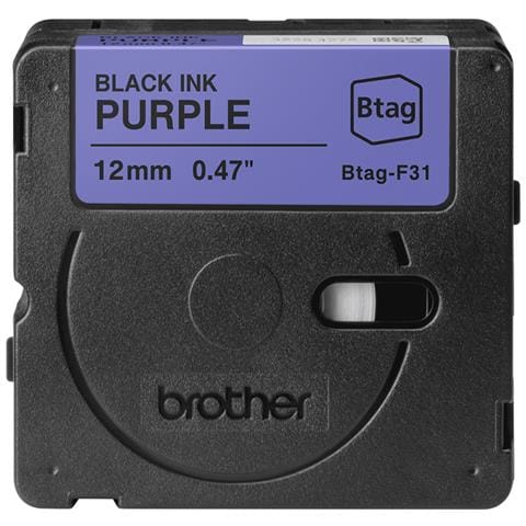 BTAG-F31 nastro per etichettatrice Nero su viola - Foto 2