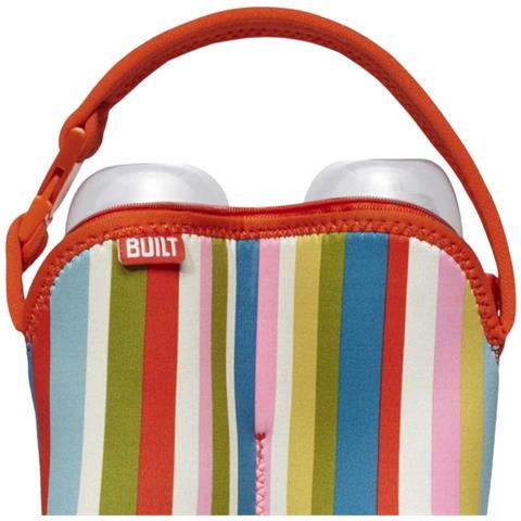 Borsa Termica Impermeabile Per 2 Biberon Con Tracolla Rimovibile, Multicolore - Foto 2