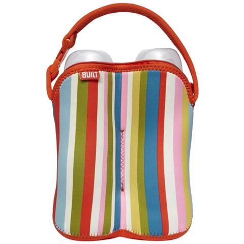 Borsa Termica Impermeabile Per 2 Biberon Con Tracolla Rimovibile, Multicolore - Foto 1