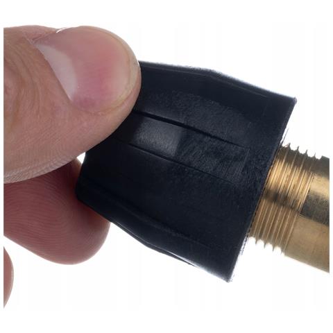 Lancia A Ugello Piatto Di Ricambio Compatibile Con Idropulitrici Lavor E Alcuni Kärcher - Ottone E Acciaio Inox, 160 Bar, Montaggio Rapido - Foto 2