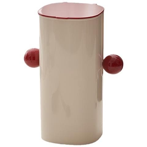 Organizzatore Porta Pennelli Trucco Autopulente Antipolvere Con Sollevamento Automatico Red - Foto 1