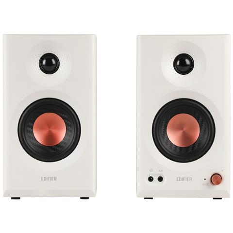 MR3 Diffusori da studio attivi Bluetooth 2.0, Hi-Res, controllo tramite App, 2x18W, bianco - Foto 4