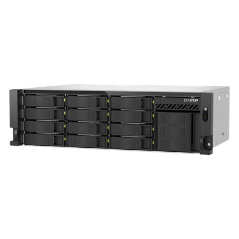 TS-H1655XEU-RP Server di archiviazione Armadio (3U) Intel Atom® C5125 8 GB DDR4 0 TB QuTS hero Nero, Grigio - Foto 2