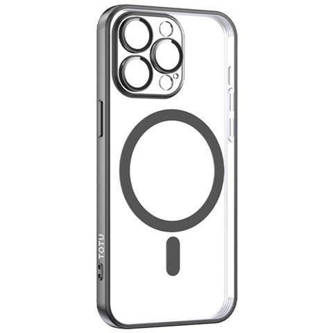 Cover per iPhone 15 Pro Max - TPU+PC, Nero, Antiurto - Foto 1