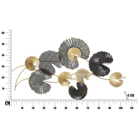 Decorazione In Metallo 3d Cerchi 13-multicolore-metallo-105x4x56 Cm - Foto 6