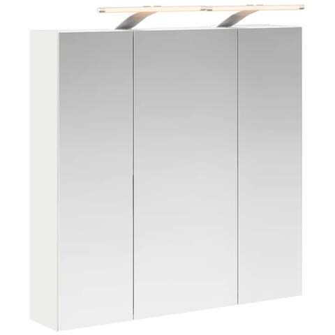 Mobiletto per specchio da bagno Bianco 70 x 14,5 x 70 cm - Foto 1