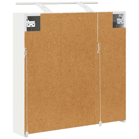 Mobiletto per specchio da bagno Bianco 70 x 14,5 x 70 cm - Foto 9