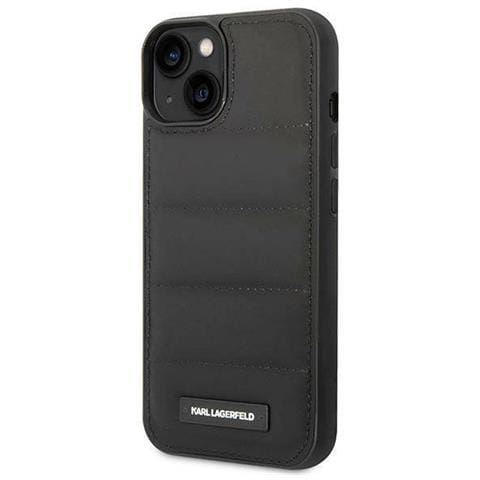 Karl Lagerfeld Klhcp14spsqak Iphone 14 6,1 Custodia Nera /nera Puffy Elongated Logo - Foto 7