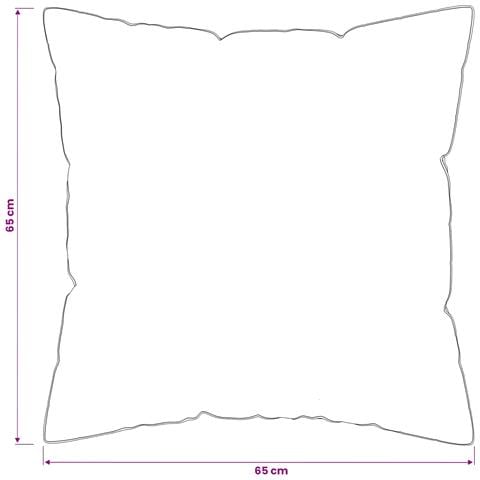 Cuscino FULDA 2 pz 65 x 65 cm 100% piuma d’oca e piumino Bianco - Foto 7