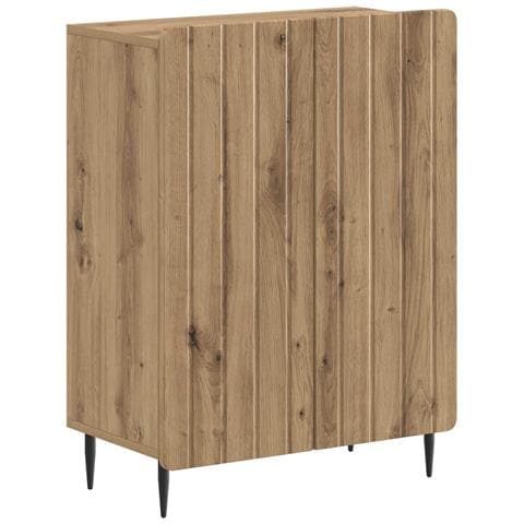 Set di Armadi da Bagno da 2 Pezzi ZWOLLE Rovere Artigianale - Foto 8