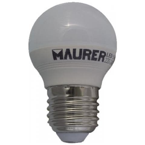 LAMPADA LED GLOBO MINI Smerigliata E27 6W 470 Lumen 3000K calda - Foto 2