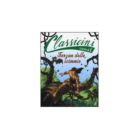 Tommaso Percivale - Tarzan dle scimmie da Edgar Rice Burroughs. Classicini. Ediz. illustrata - Foto 1