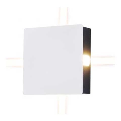 V-tac Vt-704 Lampada Led 4w Da Parete Quadrato Bianco Wall Light Bianco Naturale 4000k Ip65 - Sku 8210 - Foto 1