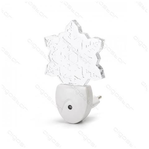 Luce Spia Notturna Lampada Led Rgb Con Sensore Fiore - Foto 2