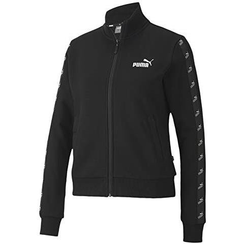 Amplified Track Jacket Fl, Giacca Donna, Nero, S - Foto 1
