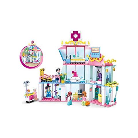 Klemmbausteine Morsettiera Sl95669, Ospedale (458 Pezzi) [ m38-b0799] , Set Da Gioco, Mattoncini A Morsetto, City, Con Personaggio Da Gioco, Sogno Femminile, Multicolore - Foto 1