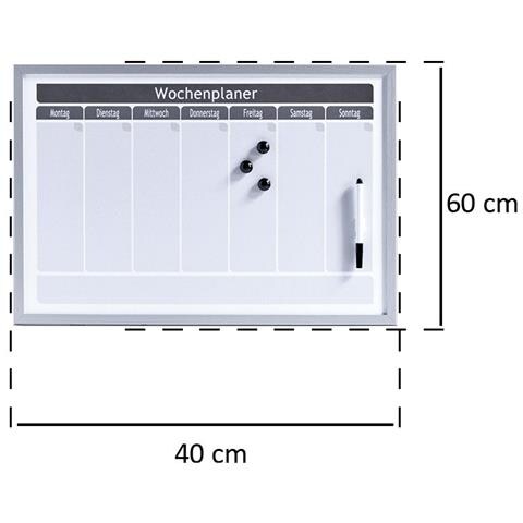 Matrice Magnetica Wochenplaner + 3 Magneti, 60x40 Cm, - Foto 6