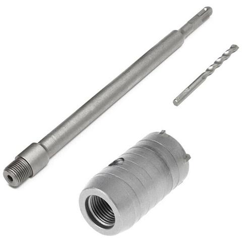 Fresa Muro 40mm Carotatrice Tazza 40 Mm Asta Prolunga 60cm Sds Plus Per Trapano - Foto 1
