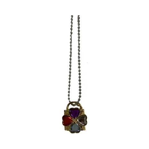 Collana Con Catenaccio Dei Cuori Magici - Cuori Multicolore - Pidak Shop - Foto 1
