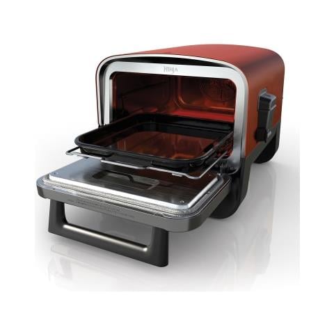 Fornetto Elettrico da Esterno Woodfire Potenza 2400W Colore Nero /Rosso / Argento - Foto 2