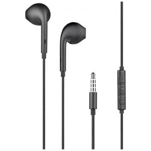 Auricolari In-ear Con Jack Da 3,5 Mm Con Telecomando E Microfono, Nero - Foto 1