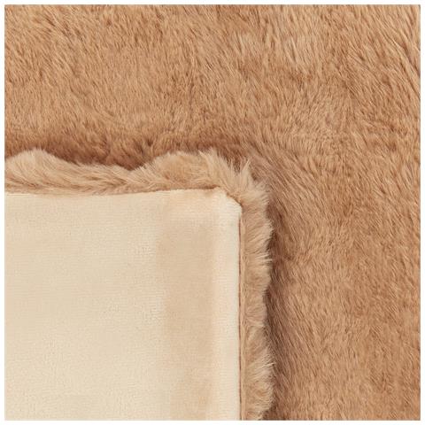 Coperta Salka Finta Pelliccia 150 X 200 Cm Marrone - Foto 2