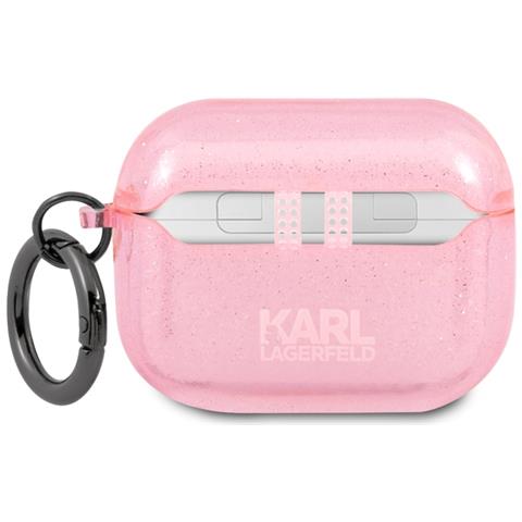 Cover Per Airpods Pro Glitter Chic In Tpu Alta Qualità, Rosa - Foto 2