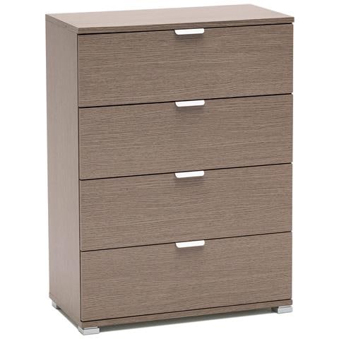 Cassettiera In Legno Nobilitato Con 4 Cassetti In Varie Tinte 60x38xh85 Cm - Foto 1
