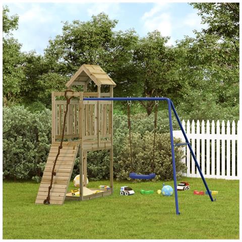 Set Da Gioco Da Esterno In Legno Di Pino Impregnato - Foto 1