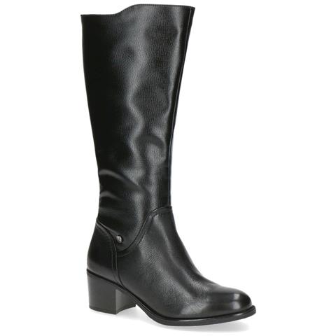 Black Casual Closed Boots Stivali Pelle Scarpe Donna Nero Eu 39, 9-25550-43-022 - Foto 1