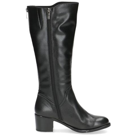 Black Casual Closed Boots Stivali Pelle Scarpe Donna Nero Eu 39, 9-25550-43-022 - Foto 3